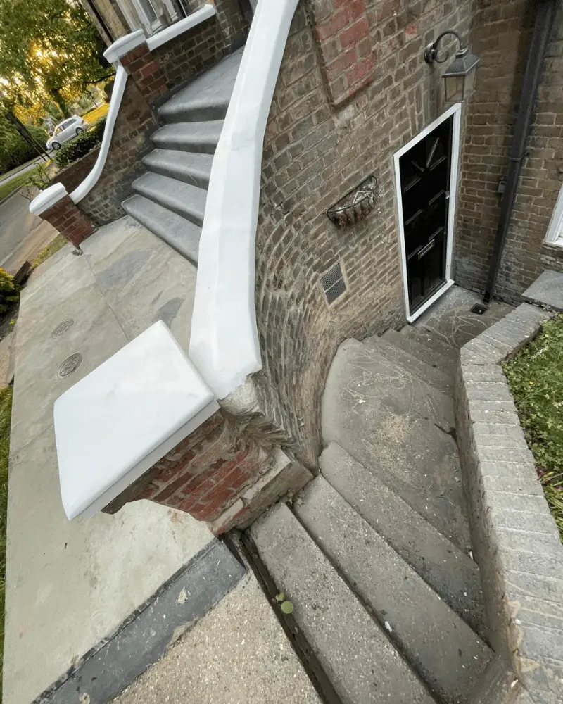 External front steps work by AA Contractor Berkshire