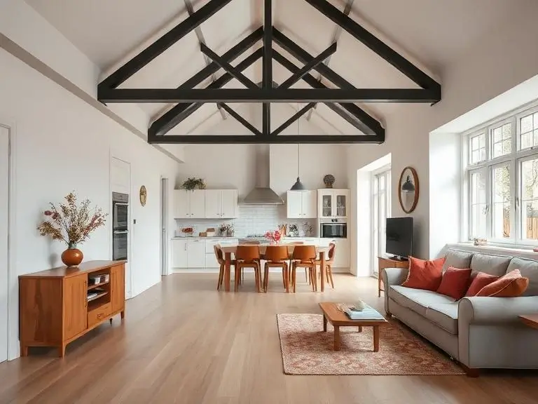 Modern open plan kitchen and living area renovation completed in Maidenhead Berkshire